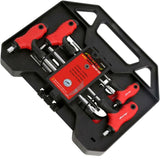 Neilsen 8pc Soft Grip Long Star Torx Allen key Set T10 - T40 T Handle Keys