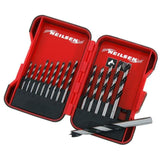 Neilsen 15pc Wood Working Dowel Drill Bits 3 3.5 4 4.5 5 5.5 6 6.5 7 8 10mm