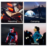Dekton Pro Light Led Rechargeable Head Torch Headlamp With Motion Sensor