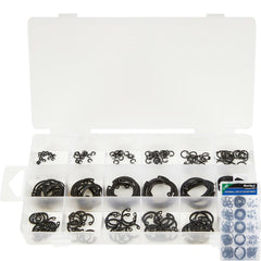 BlueSpot 180pc Assorted DIY Workshop Storage Automotive Internal Circlip Set