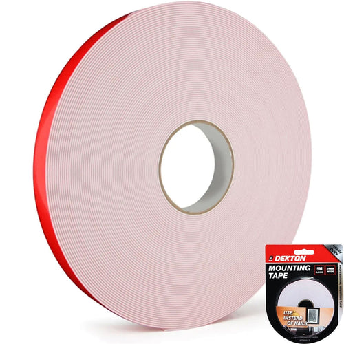 Dekton Release Line Double Sided Mounting Tape Foam Adhesive Roll 24mm X 5m
