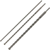 BlueSpot 3pc 600nmm SDS Plus Drill Masonry Brick Stone Bit Set 12 - 24mm