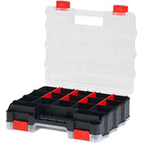 Dekton Jumbo 34 Double Sided Compartment Box Storage Tool Organiser Case
