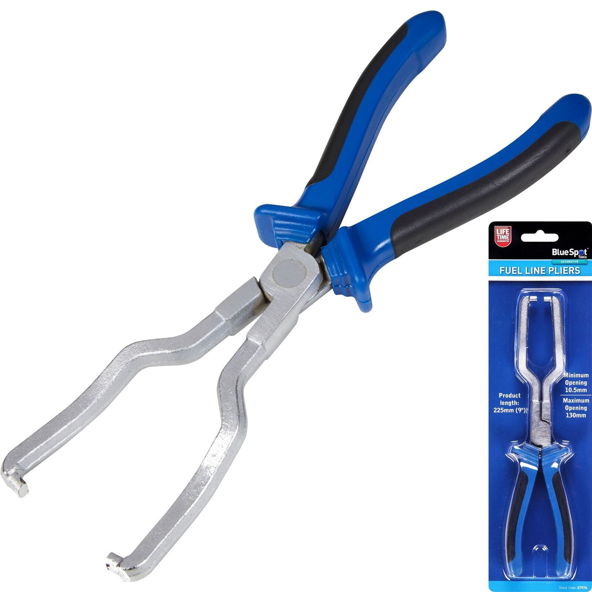 BlueSpot Fuel Line Petrol Clip Pipe Hose Release Disconnect Pliers Removal Tool