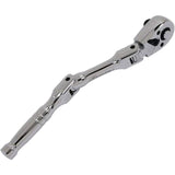 Neilsen Long Reach Flexi Multi Angle Head Socket Ratchet Quick Release 3/8"