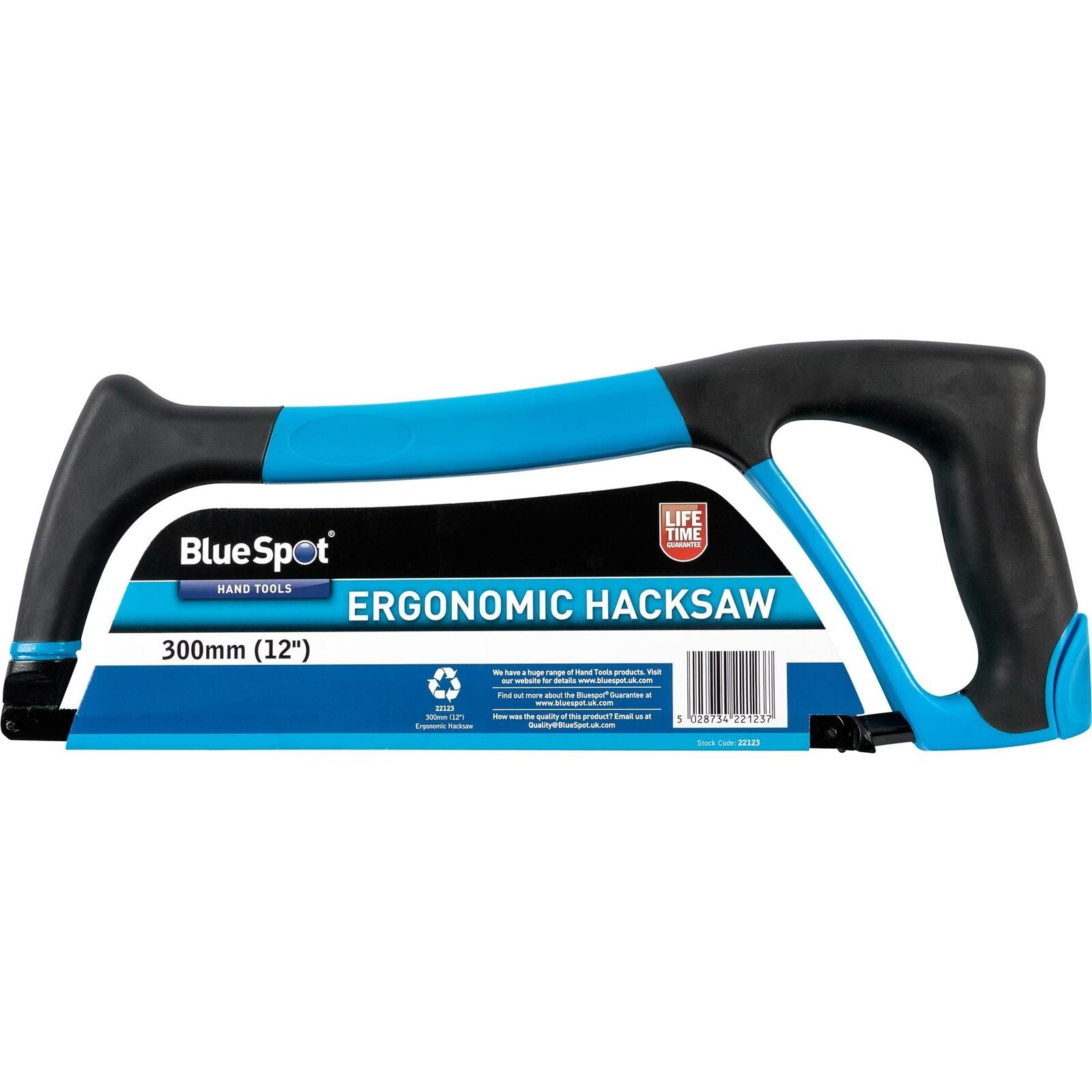 Bluespot 300mm Soft Grip Zinc Alloy Ergonomic Hacksaw 12" Hack Saw