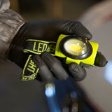 Electralight COB LED Head Torch Headlamp Light 200 Lumens With AAA Batteries