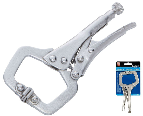 150mm C Clamp Locking Mole Vise Grip Pliers 6" For Welding & Metal Work