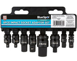 BlueSpot 8pc Impact Socket Converter Reducer Adapter Set 1/2" 1/4" 3/8" 3/4"