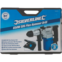 Silverline 850W Variable Speed Electric SDS Plus Hammer Breaker Drill