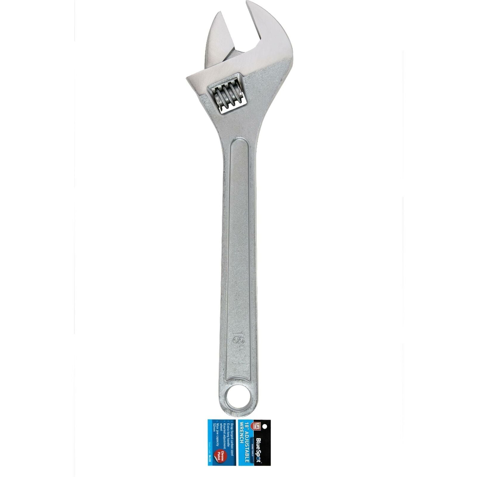 BlueSpot Adjustable Spanner Extra Long Large Handle Drop Forged Wrench 18"