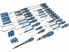 Silverline 100PC Screwdriver Set Tool Bit Kit Philips Flat Head Torx Pozi Offset