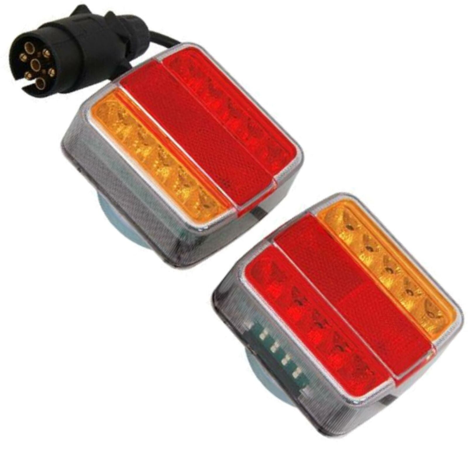 Neilsen 12V Magnetic Led Rear Tail Stop Light Indicator Lights Trailer Set