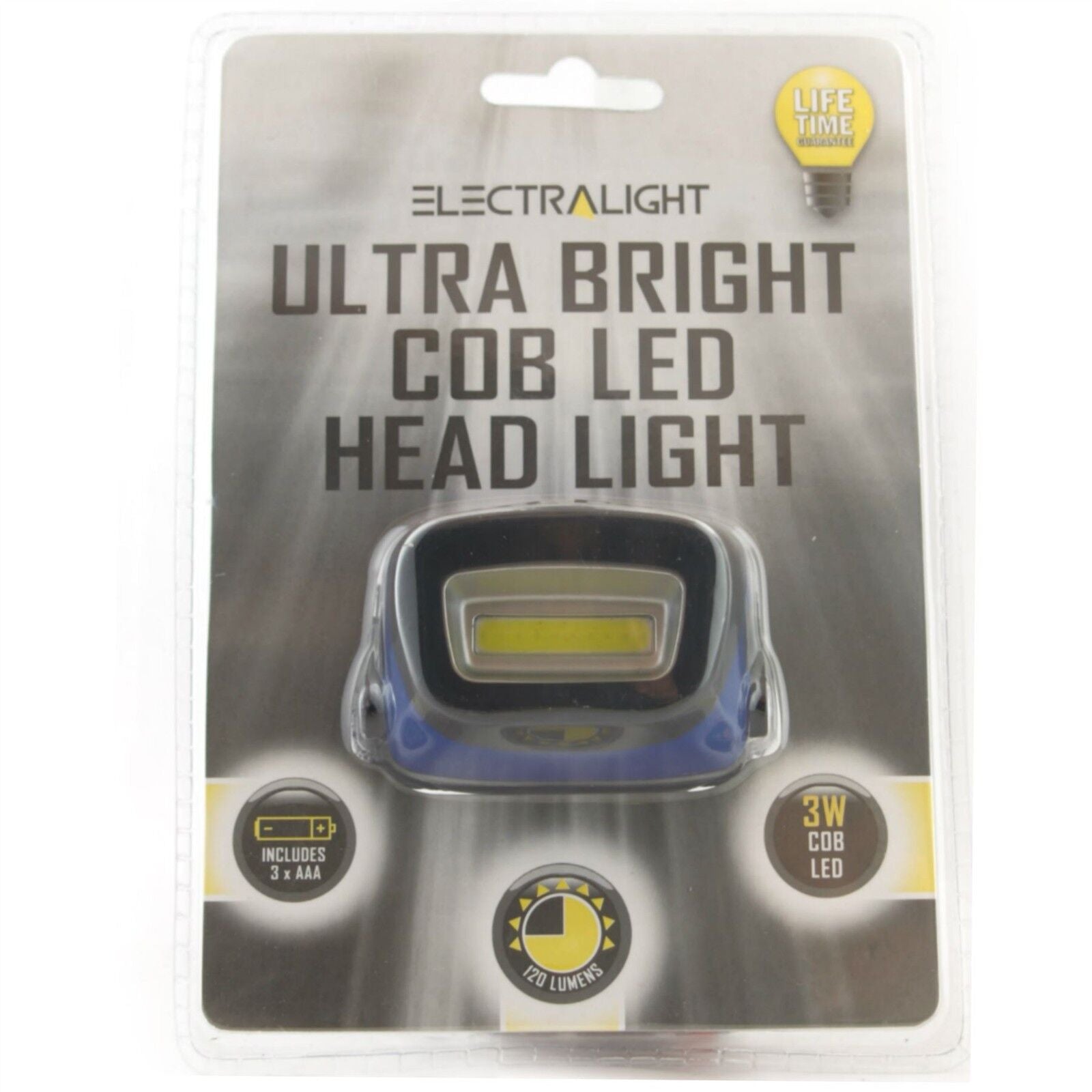 Headlight COB LED Ultra Bright Head Torch Mechanics Camping Fishing Flashlight