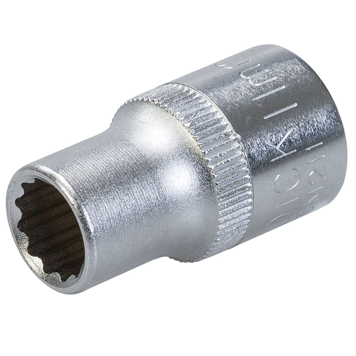 King Dick 11mm 12 PT Single Metric Polished Standard 1/2" Drive Socket