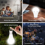 Avron B22 Bulb Rechargeable Bayonet Lamp Filament Light Bulbs Daylight White