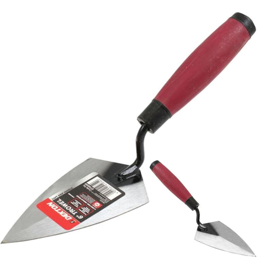 Dekton Soft Grip Pointing Trowel Brick Laying Builder Plastering Cement 6"