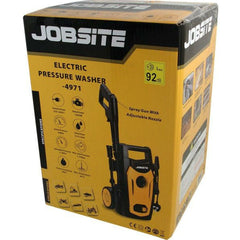Jobsite 1400W Electric Pressure Washer High Power Jet Wash Cleaner 105bar
