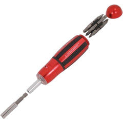 Neilsen 150mm 12 in 1 Magnetic Ratchet Handle Screwdriver With Bit Set 6"