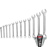Dekton 12pc Combination Spanner Set Metric Steel Chrome Plated 6mm - 22mm