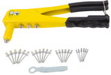 BlueSpot Hand Pop Rivet Gun With 60 Rivets And 4 Size Riveter Nozzles 09101