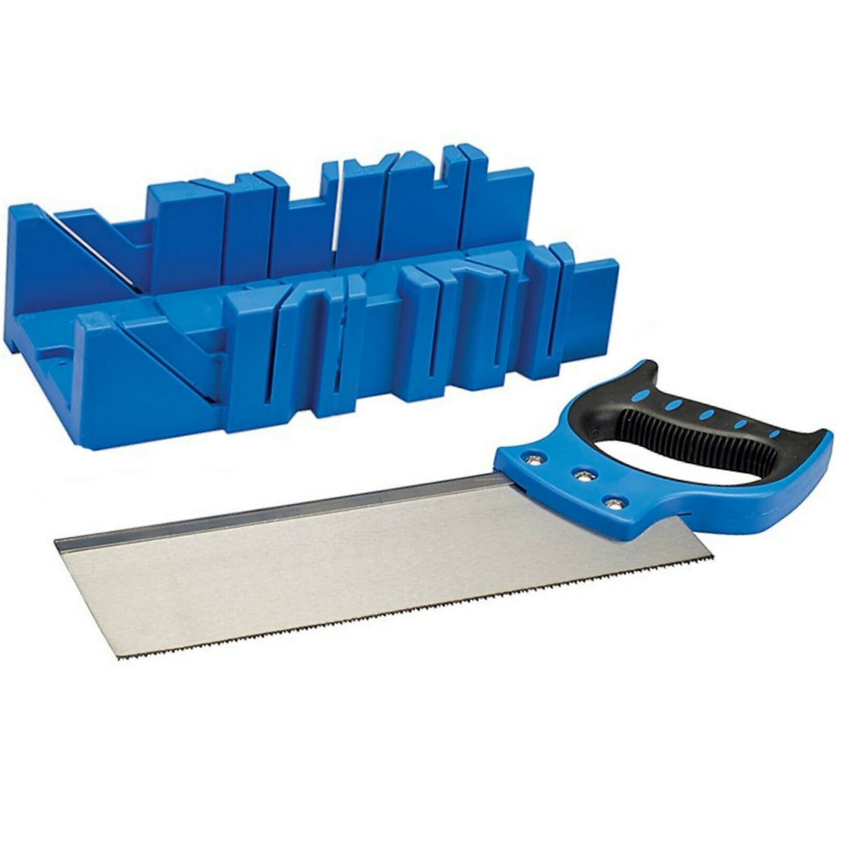 Silverline  300mm x 90mm Mitre Cutting Block Box  Tenon Saw  For Wood