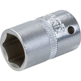 King Dick 11mm 6 PT Single Metric Polished Standard 1/4" Drive Socket