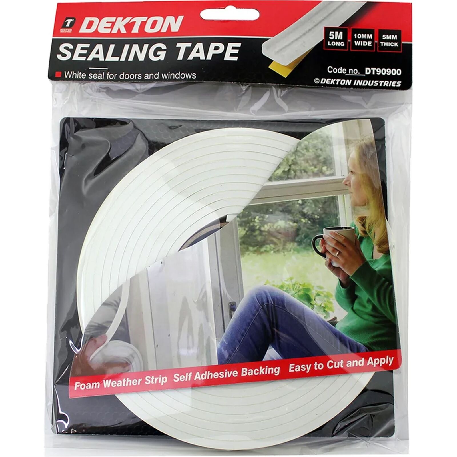 Dekton 2pc White Double Sided Sealing Excluding Draught Tape Adhesive Roll 5m