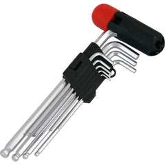 Neilen 9pc Long Metric Ball Point Hex Allen Key Set Alan 1.5 - 10mm With Handle