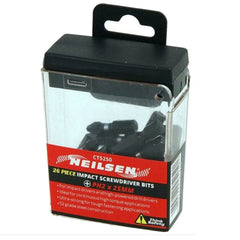 Neilsen 26pc Impact Bit Holder Set Drill Driver Screwdriver 25mm PH2 Pozi Drive