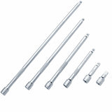 BlueSpot 6pc 1/4" Drive Socket Extension Bar Set 32 50 100 150 200 275mm Long