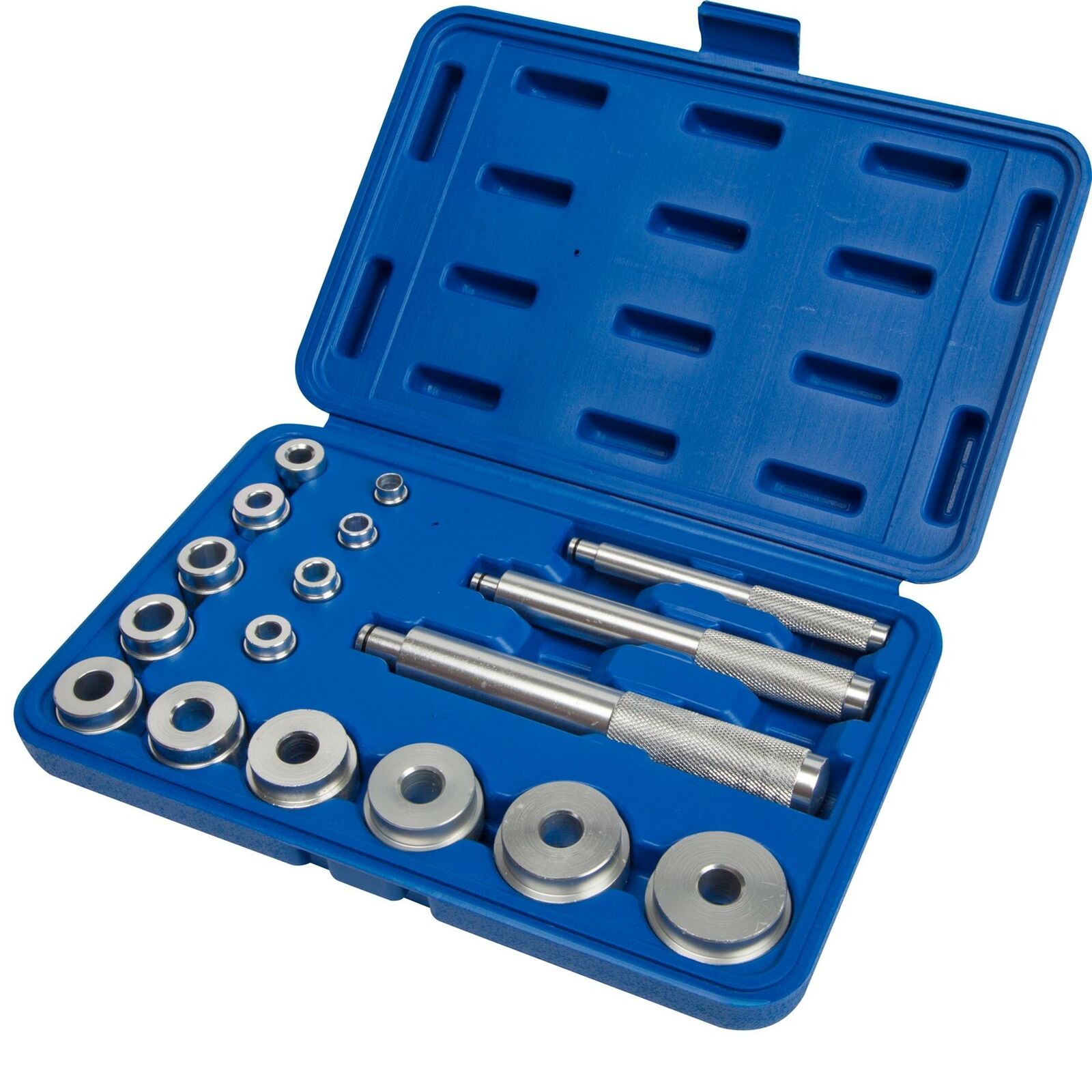 BlueSpot 17pc Aluminium Bearing Race and Seal Driver Kit Garage Tool Set