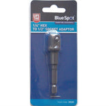 BlueSpot Impact 1/2"  Drill Driver Bit Socket Adapter Hex Shank Extension Bar