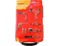 Amtech 77pc Air Tool Kit Set Impact Wrench Die Hammer Ratchet & Grinder Y2430