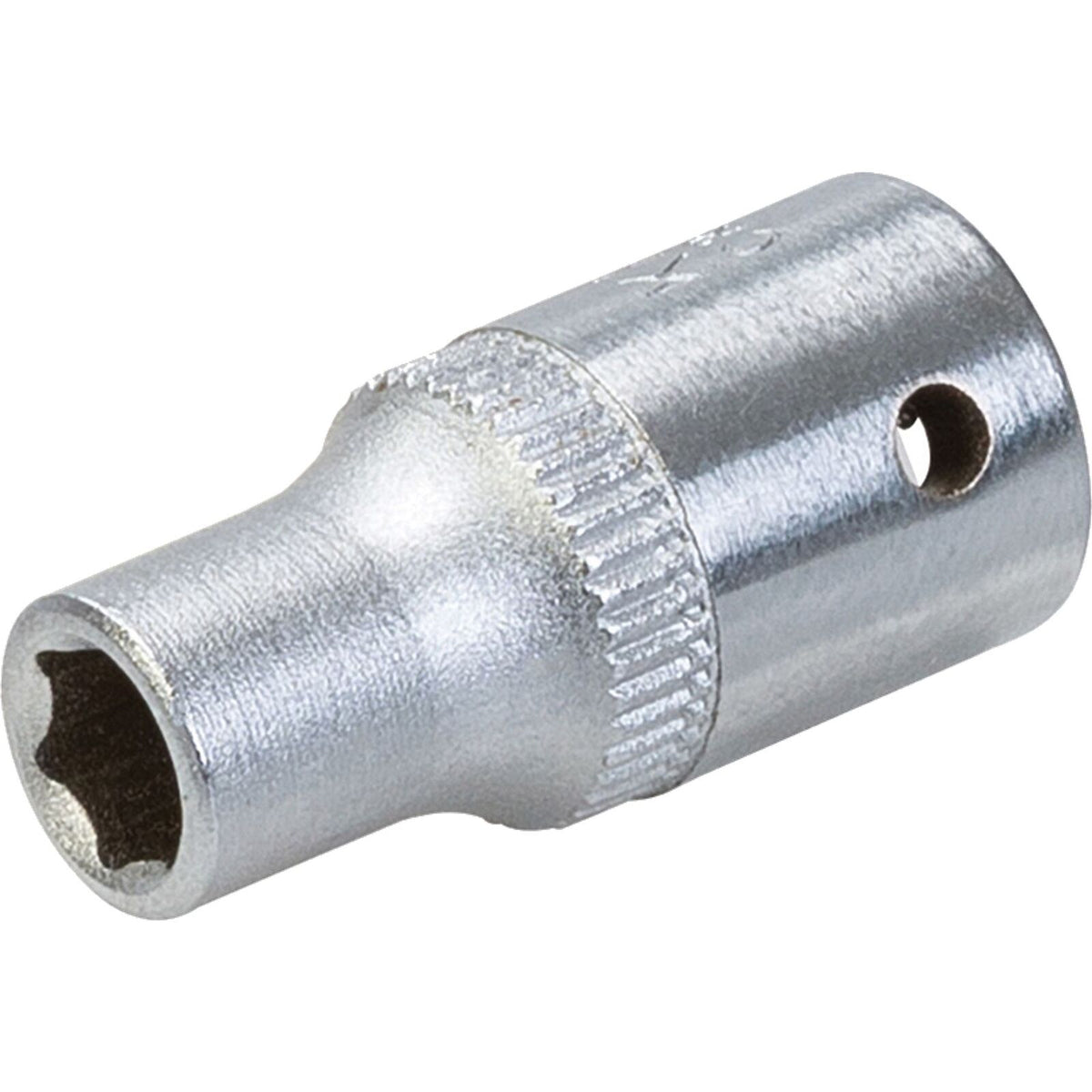 King Dick 5.5mm 6 PT Single Metric Polished Standard 1/4" Drive Socket