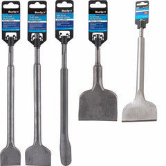 Bluespot SDS Plus Drill Chisels Masonry Bit Set Gouge Cranked Flat 14mm - 80mm