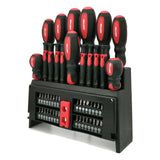 Dekton 50pc Magnetic Precision Torx Pozi Hex Slotted Phillips Screwdriver Set