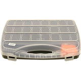 Toolzone Large 26 Compartment Box Storage Tool Organiser Case Screw Nut Bolt