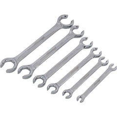 Neilsen Flare Nut Wrench Open-Ended Brake Pipe Spanner Set 6pc 1/4" - 1"