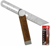 Dekton Sliding Bevel Square Hardwood Adjustable Sliding Bevel Gauge Angle finder