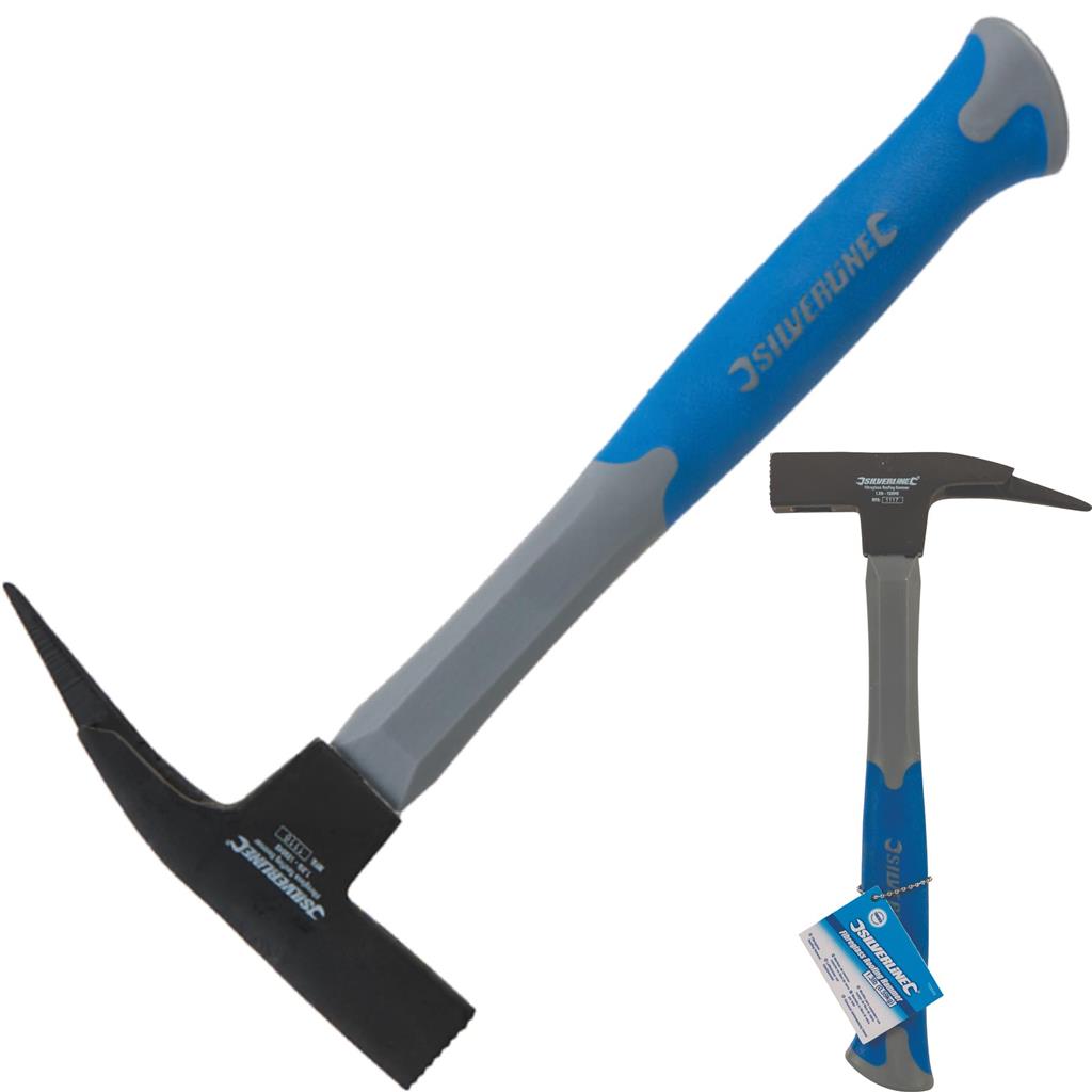 Silverline 20oz Brick Hammer Fibreglass Shaft Building Roofing Chipping Tool