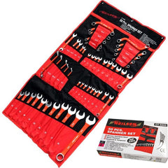 Neilsen 50pc Metric Soft Grip Combination Spanner Set 6mm-32mm Stubby C S Type