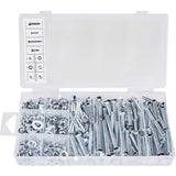 BlueSpot 460pc Assorted DIY Workshop Storage Zinc Nut Washer And Bolt Set