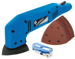 Silverline Electric Detail Mouse Palm Hand Sander With 11 Sanding Sheets 180w