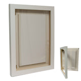 A3 White Wooden Frame Photo Menu Display Case Poster Sign Holder - Wall Mounted