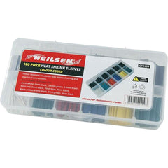 Neilsen 180pc Cable Tube Sleeving Wire Wrap Electrical Heat Shrink Tubing Set