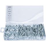 BlueSpot 300pc Assorted DIY Workshop Storage Zinc Nut Washer And Bolt Set