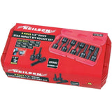 Neilsen 9pc Impact Torx Bit Sockets Set 1/2" Drive Impact Star T20 - T70
