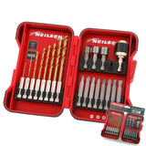 Neilsen 20pc HSS Hex Bit Holder Socket Drill Nut Driver Screwdriver Bits Set