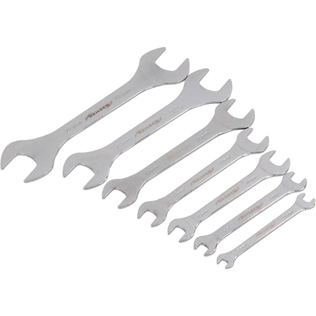 Neilen 7pc Combination Spanner Wrench Set Extra Thin Open Ended 6mm - 23mm